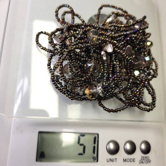 Multistrand Long Beaded Necklace - Picture 7 of 9